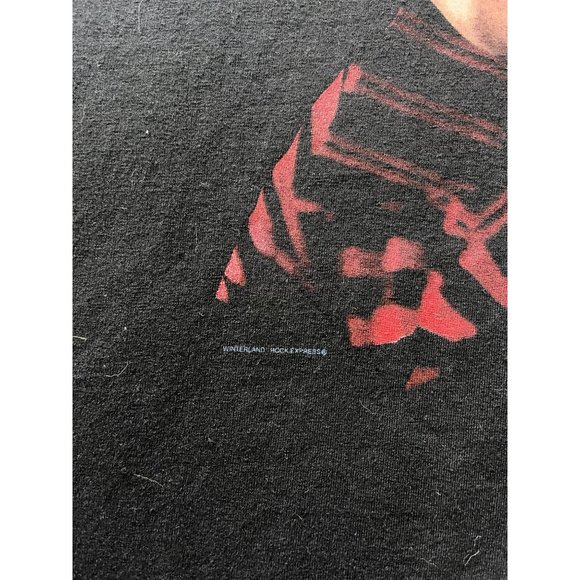 ELVIS PRESLEY VINTAGE SIGNATURE 90S BLACK T SHIRT SIZE LARGE BAND CONCERT 1990 - Picture 6 of 6